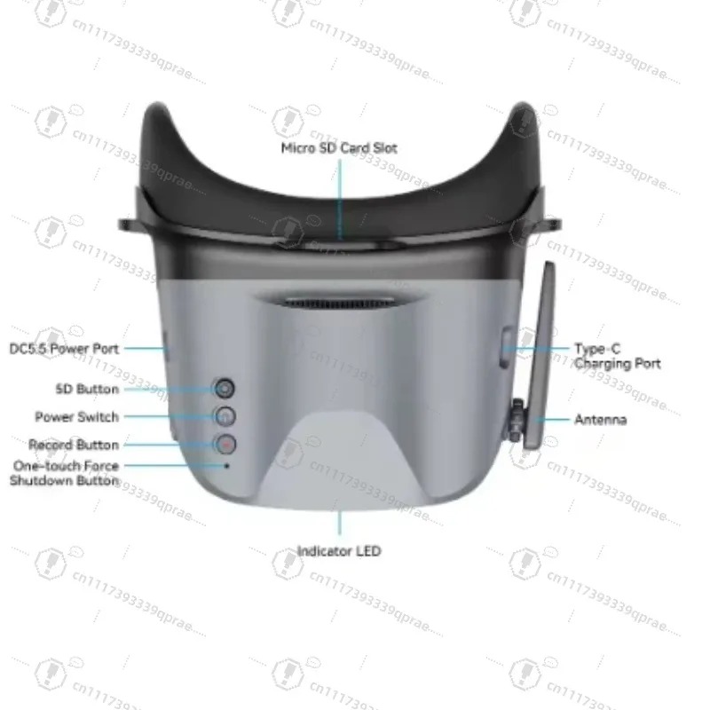 Fpv Drone Goggles - نظارات FPV التناظرية BETAFPV VR04 بشاشة