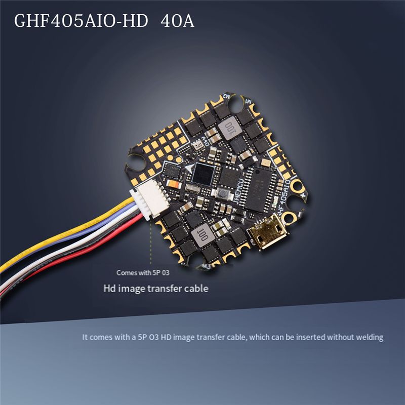 ABTI-GHF405AIO-HD 40A وحدة تحك - مراجعة Fpv Drone Flight Controller وسعره
