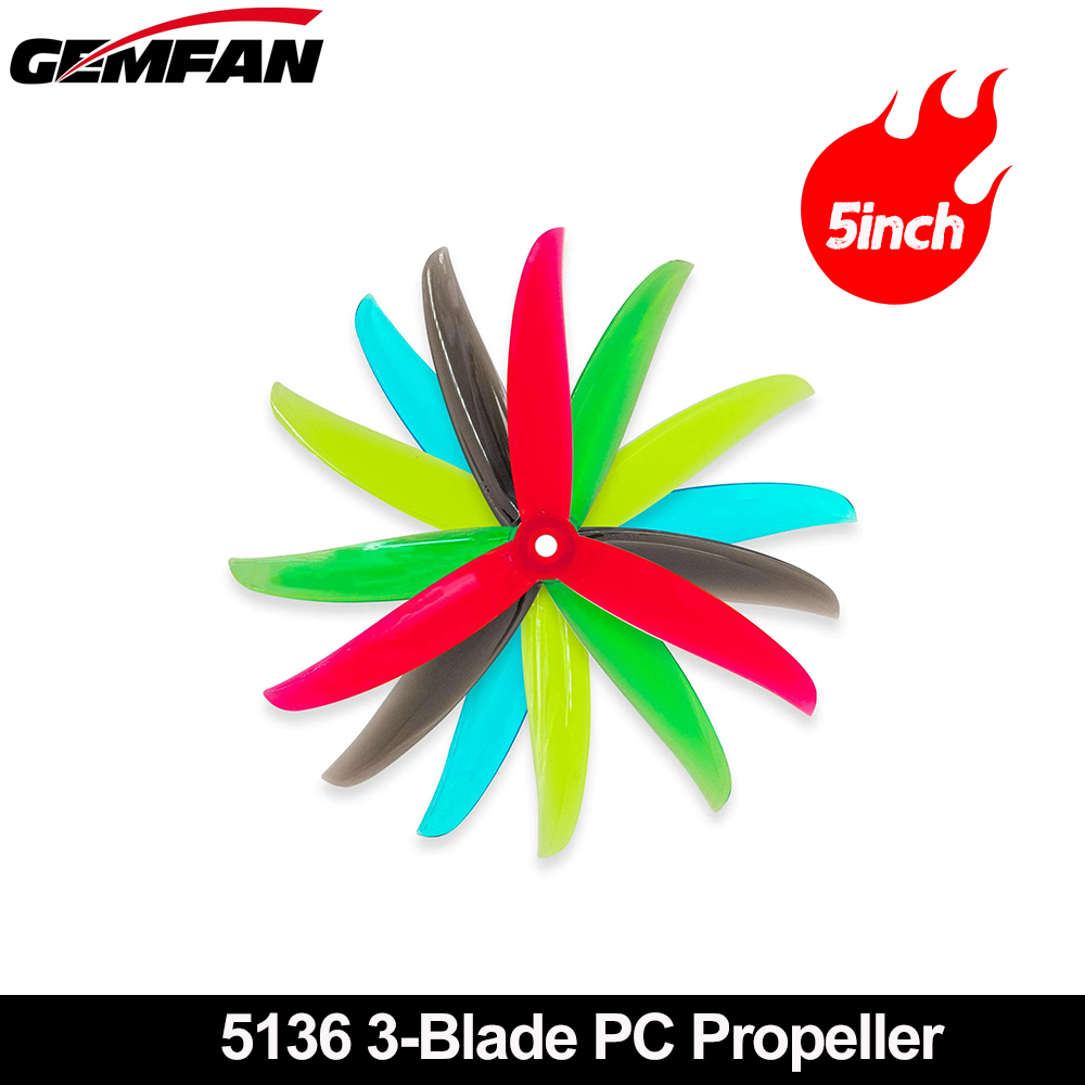 Gemfan VANOVER 5136 3 شفرات PC - مراجعة Fpv Drone Propeller وسعره