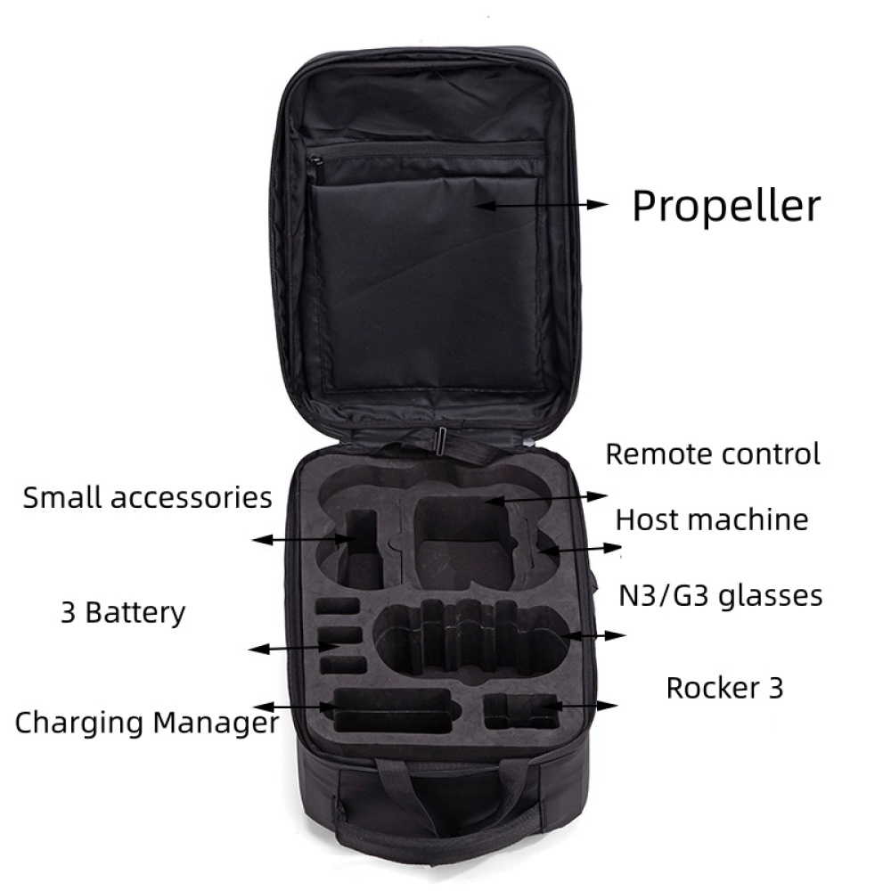 حقيبة تخزين وحمل لطائرة DJI Av - مراجعة Fpv Drone Bag وسعره