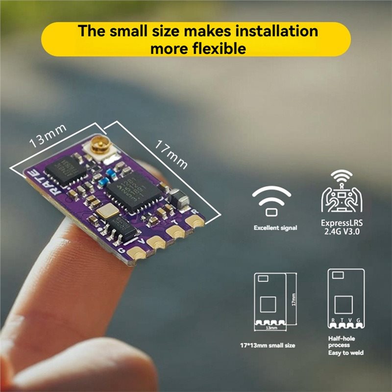 جهاز استقبال نانو ممتاز ELRS 2 - مراجعة Fpv Drone Antenna وسعره